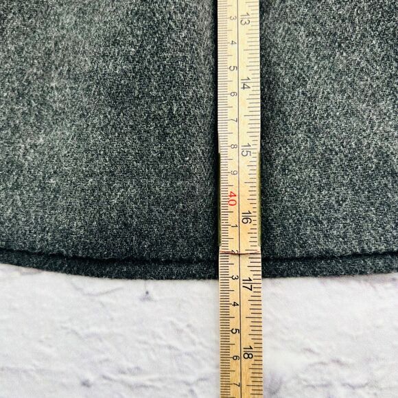 NOT FOR SALE       J. Crew Factory Skirt Women's Size 8 Grey Wool Blend A-line - Picture 8 of 8